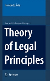 Theory of Legal Principles - Humberto Avila