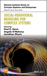 Social-Behavioral Modeling for Complex Systems - 