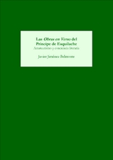 Las Obras en Verso del Principe de Esquilache -  Javier Jimenez-Belmonte