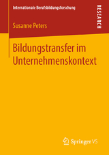 Bildungstransfer im Unternehmenskontext - Susanne Peters