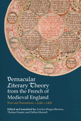 Vernacular Literary Theory from the French of Medieval England