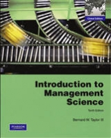 Introduction to Management Science - Taylor, Bernard W.