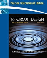 RF Circuit Design - Ludwig, Reinhold; Bogdanov, Gene