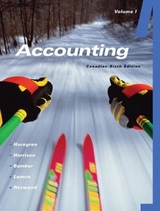 Accounting Volume I (Chapters 1-11), Sixth Canadian Edition - Horngren, Charles T.; Harrison, Walter T., Jr.; Bamber, Linda Smith; Lemon, W. Morley; Norwood, Peter R.
