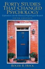 Forty Studies that Changed Psychology - Hock, Roger R., Ph.D.