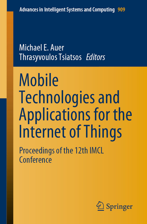 Mobile Technologies and Applications for the Internet of Things - 