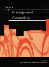 Issues In Management Accounting - Ashton, David; Hopper, Trevor; Scapens, Bob