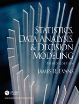 Statistics, Data Analysis, and Decision Modeling and Student CD - Evans, James R.