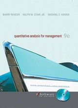 Quantitative Analysis for Management with CD - Render, Barry; Stair, Ralph M.; Hanna, Michael E