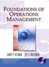 Foundations of Operations Management and Student CD - Ritzman, Larry P.; Krajewski, Lee J.