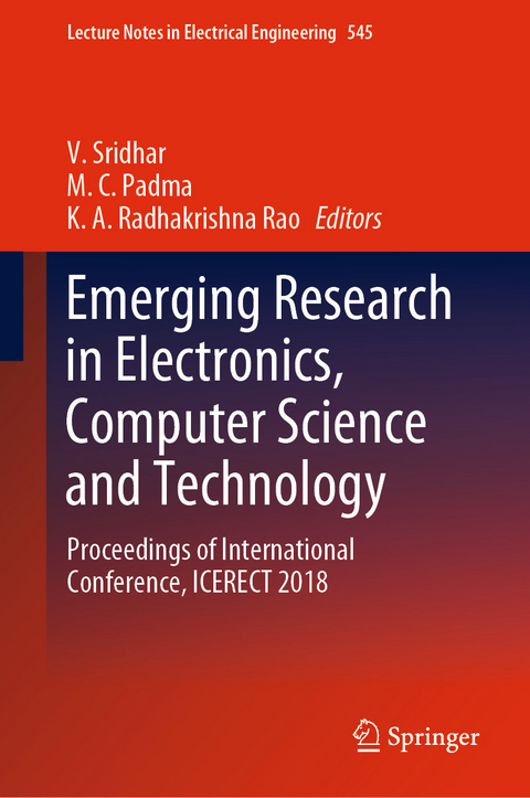 Emerging Research in Electronics, Computer Science and Technology - 
