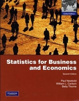Statistics for Business and Economics - Newbold, Paul; Carlson, William; Thorne, Betty