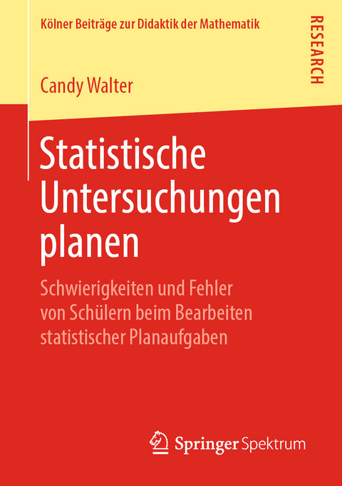 Statistische Untersuchungen planen - Candy Walter