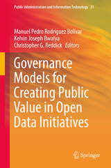 Governance Models for Creating Public Value in Open Data Initiatives - 