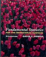 Fundamental Statistics for the Behavioral Sciences - Howell, David C.