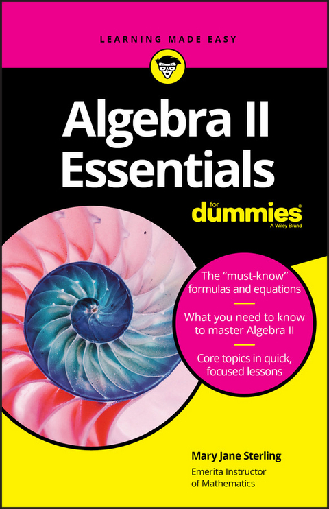 Algebra II Essentials For Dummies -  Mary Jane Sterling