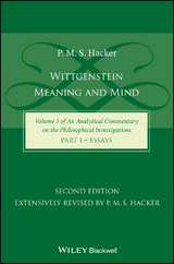 Wittgenstein - P. M. S. Hacker