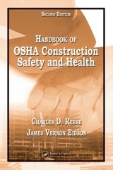 Handbook of OSHA Construction Safety and Health - Reese, Charles D.; Eidson, James Vernon