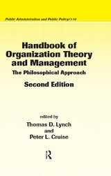 Handbook of Organization Theory and Management - Clark, Forrest; Lynch, Thomas D.; Lorenzoni, A.B.; Cruise, Peter L.