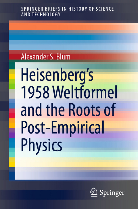 Heisenberg’s 1958 Weltformel and the Roots of Post-Empirical Physics - Alexander S. Blum