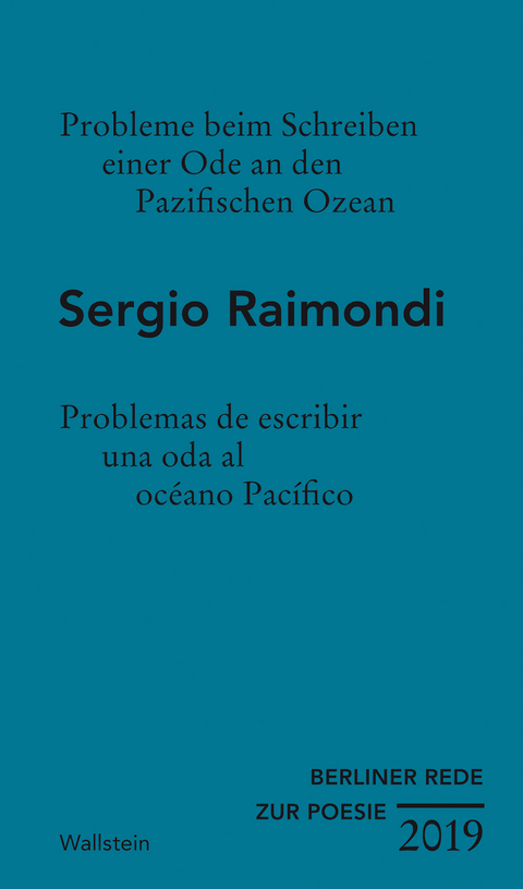 Probleme beim Schreiben einer Ode an den Pazifischen Ozean - Sergio Raimondi