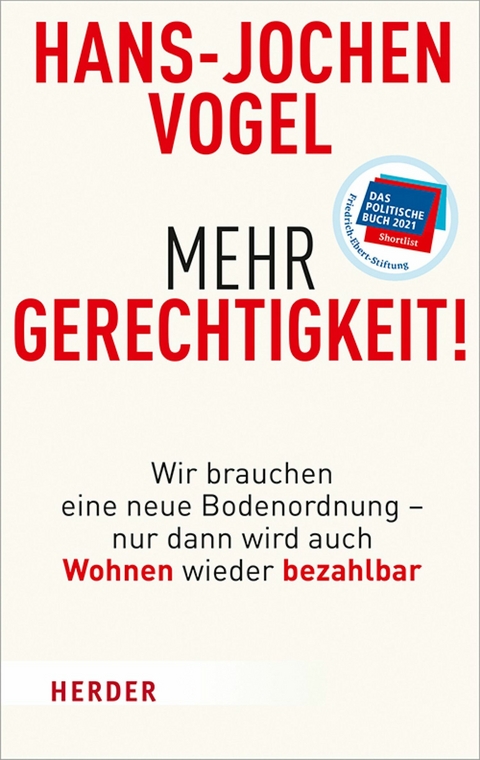 Mehr Gerechtigkeit! - Hans-Jochen Vogel