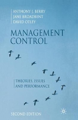 Management Control - Berry, Anthony J.; Broadbent, Jane; Otley, David