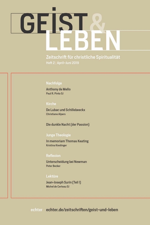 Geist & Leben 2/2019 - Echter Verlag