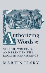 Authorizing Words -  Martin Elsky