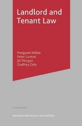 Landlord and Tenant Law - Wilkie, Margaret; Luxton, Peter; Morgan, Jill; Cole, Godfrey