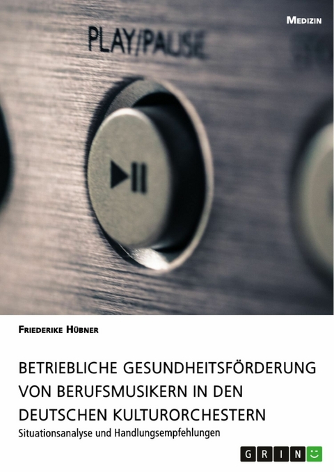 Betriebliche Gesundheitsförderung von Berufsmusikern in den deutschen Kulturorchestern - Friederike Hübner
