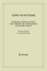 Introduction to Logic and Theory of Knowledge - Edmund Husserl