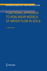 Functional Approach to Nonlinear Models of Water Flow in Soils - G. Marinoschi