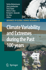 Climate Variability and Extremes during the Past 100 years - 