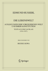 Die Lebenswelt - Edmund Husserl