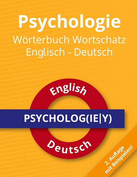 Psychologie Wörterbuch Wortschatz Englisch - Deutsch - Roland Russwurm