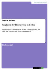Vergleich der Hotelpreise in Berlin - Cathrin Meisen