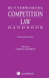 Butterworths Competition Law Handbook - Lindrup, Garth