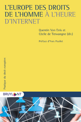 L'Europe des droits de l'homme à l'heure d'Internet - 