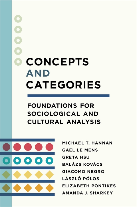 Concepts and Categories - Michael T. Hannan, Gaël Le Mens, Greta Hsu, Balázs Kovács, Giacomo Negro, László Pólos, Elizabeth Pontikes, Amanda J. Sharkey