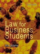 Online Course Pack: law for Buisness Students 4e with OneKey CourseCompass Access Card - Adams, Alix