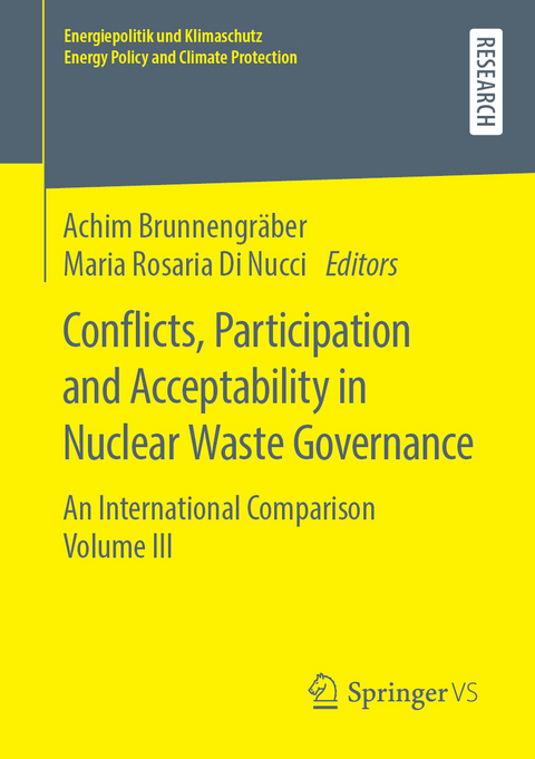 Conflicts, Participation and Acceptability in Nuclear Waste Governance - 
