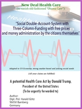 "Social Double-Account-System with Three-Column-Funding with free prices and money administration by the citizens themselves" Adapted to US Economy, strong market-based and joining social needs (All your claims are fulfilled) - Dipl. Pol. Harald Götz