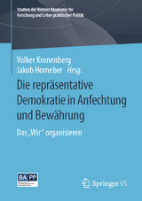 Die repräsentative Demokratie in Anfechtung und Bewährung - 