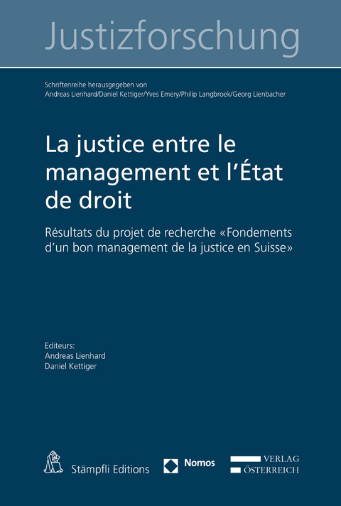 La justice entre le management et l'État de droit - Christof Schwenkel