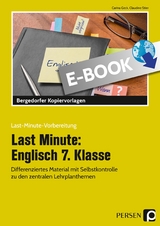 Last Minute: Englisch 7. Klasse - Carina Geck, Claudine Stier