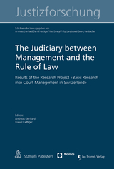 The Judiciary between Management and the Rule of Law - 