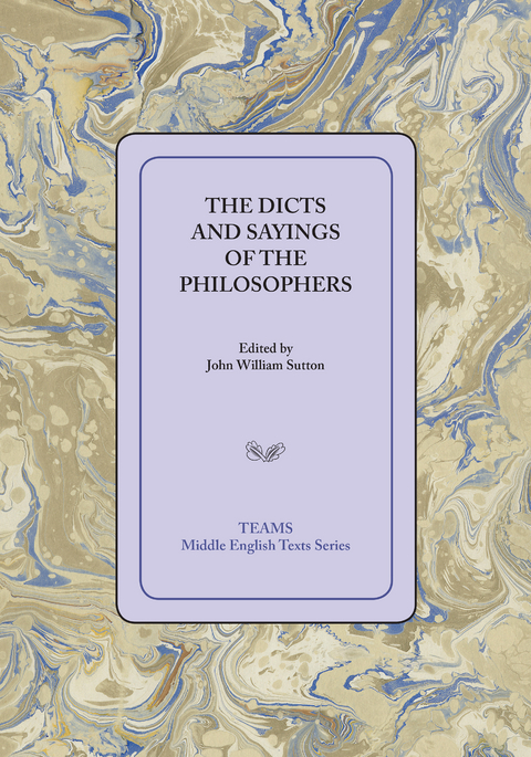 Dicts and Sayings of the Philosophers - 