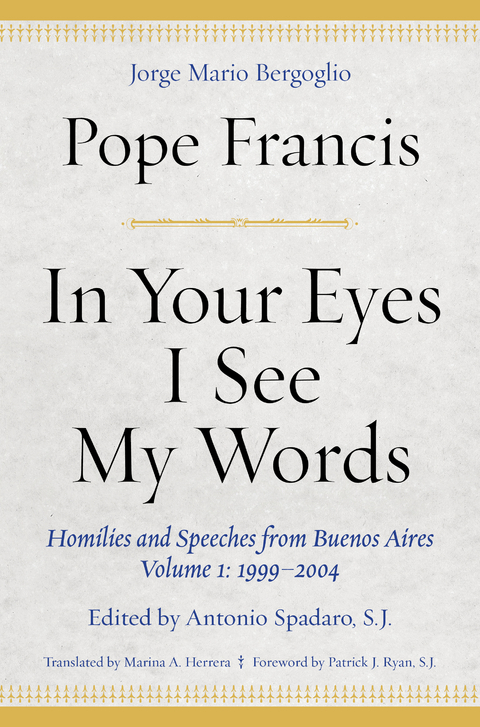 In Your Eyes I See My Words - Pope Francis
