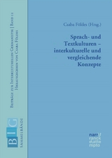 Sprach- und Textkulturen – interkulturelle und vergleichende Konzepte - 